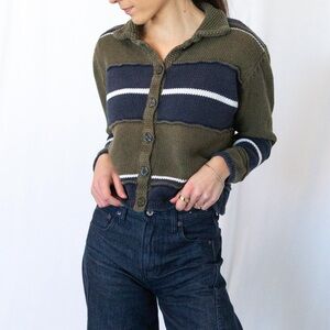 Christopher & Banks Vintage Button Up Sweater